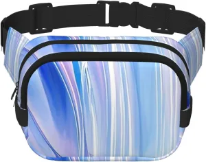 Dream Cascade Print Crossbody Waist Bag, Adjustable Everywhere Fanny Packs for Men&Women/Traveling/Outdoors/Hiking