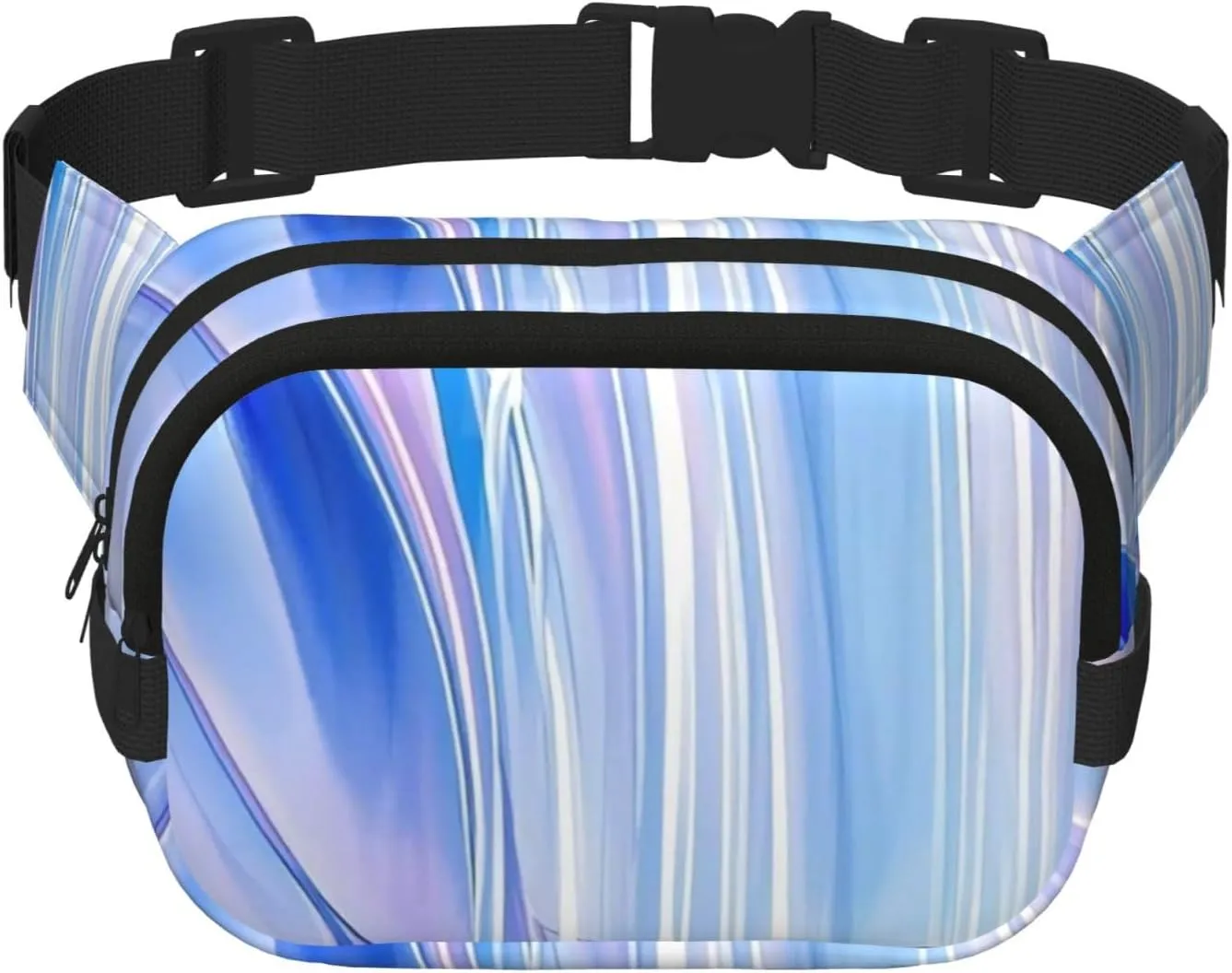 Dream Cascade Print Crossbody Waist Bag, Adjustable Everywhere Fanny Packs for Men&Women/Traveling/Outdoors/Hiking