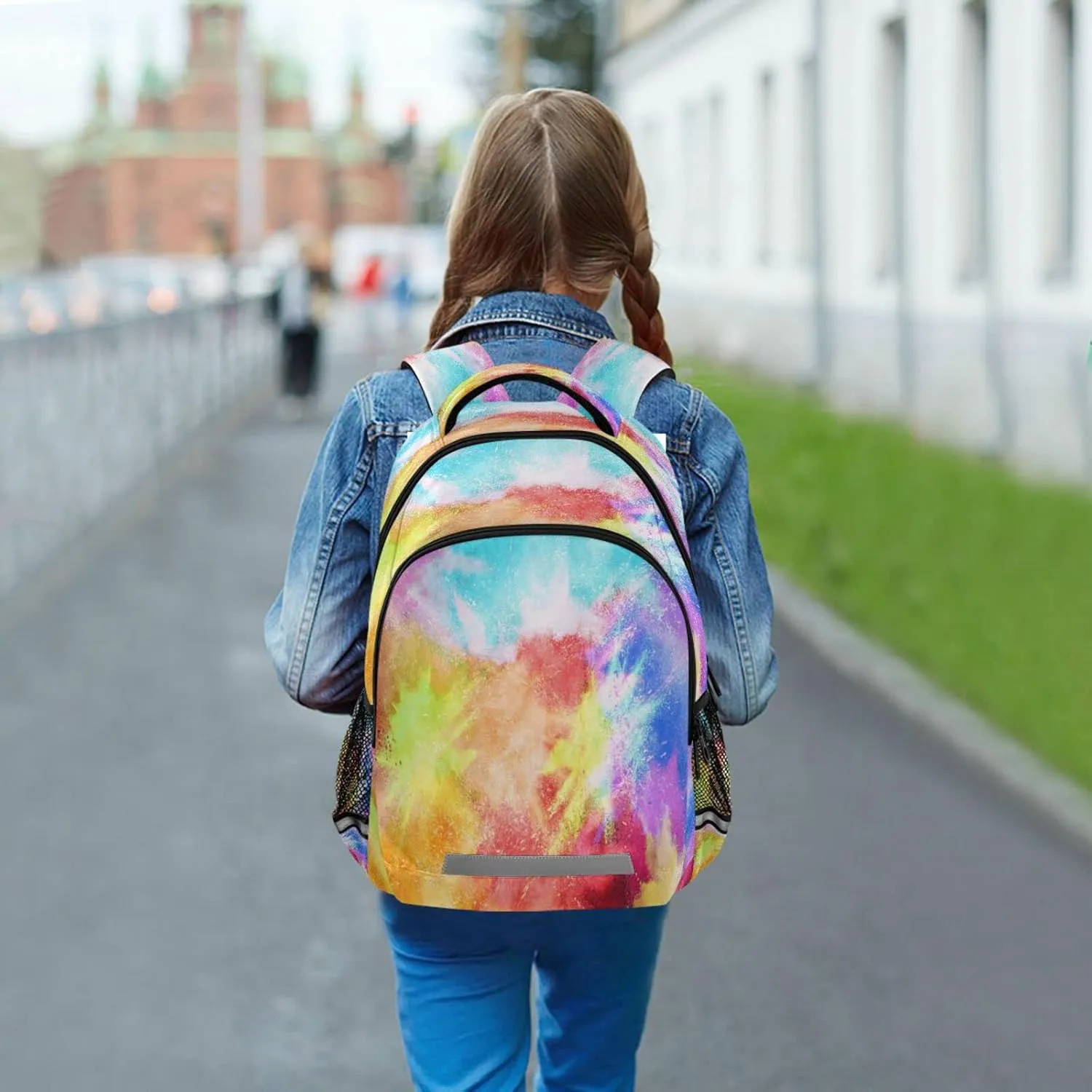 Dust Explode Backpack Laptop Backpacks Book Bags Water Resistant Daypack Durable College Shoulder Bag Sports Travel Day Pack
