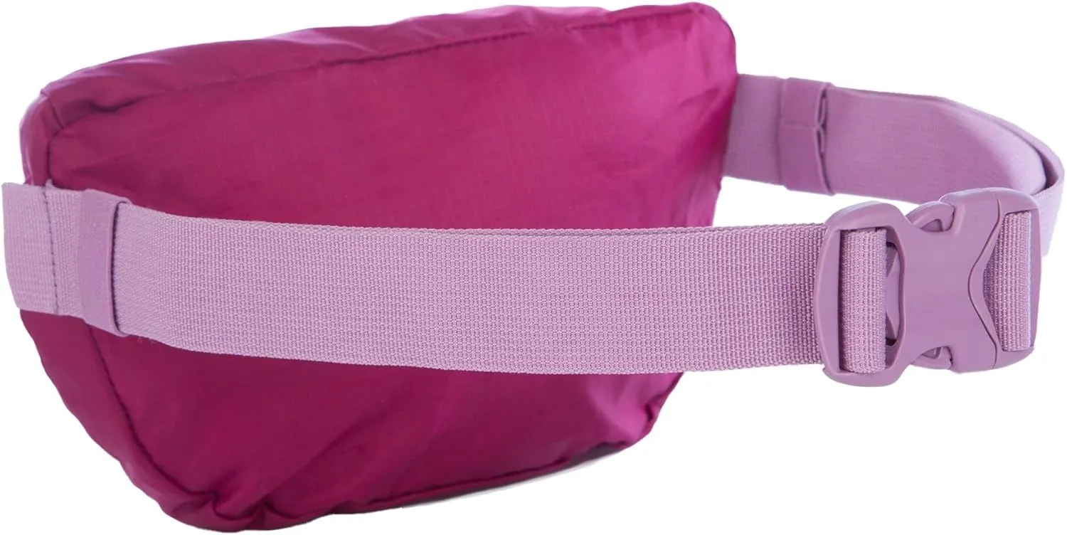 Eddie Bauer Stowaway Packable Waistpack-Made from Ripstop Polyester with 2 Secure Zip Pockets