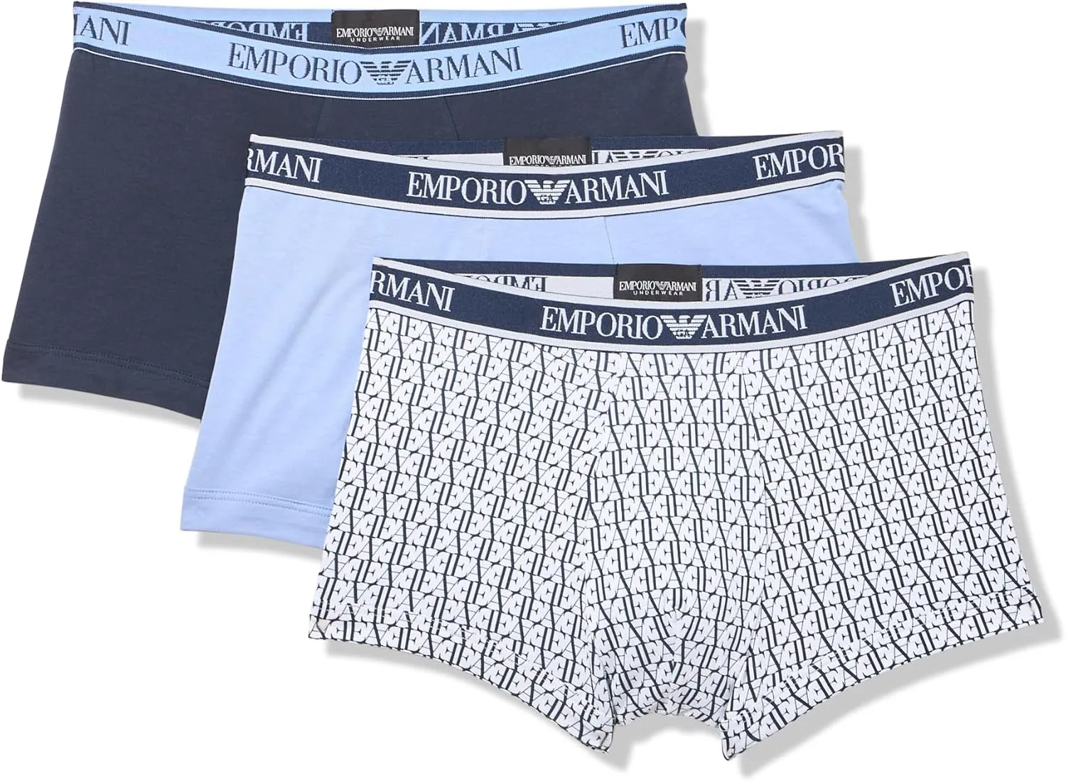 Emporio Armani Men's 3-Pack Trunk
