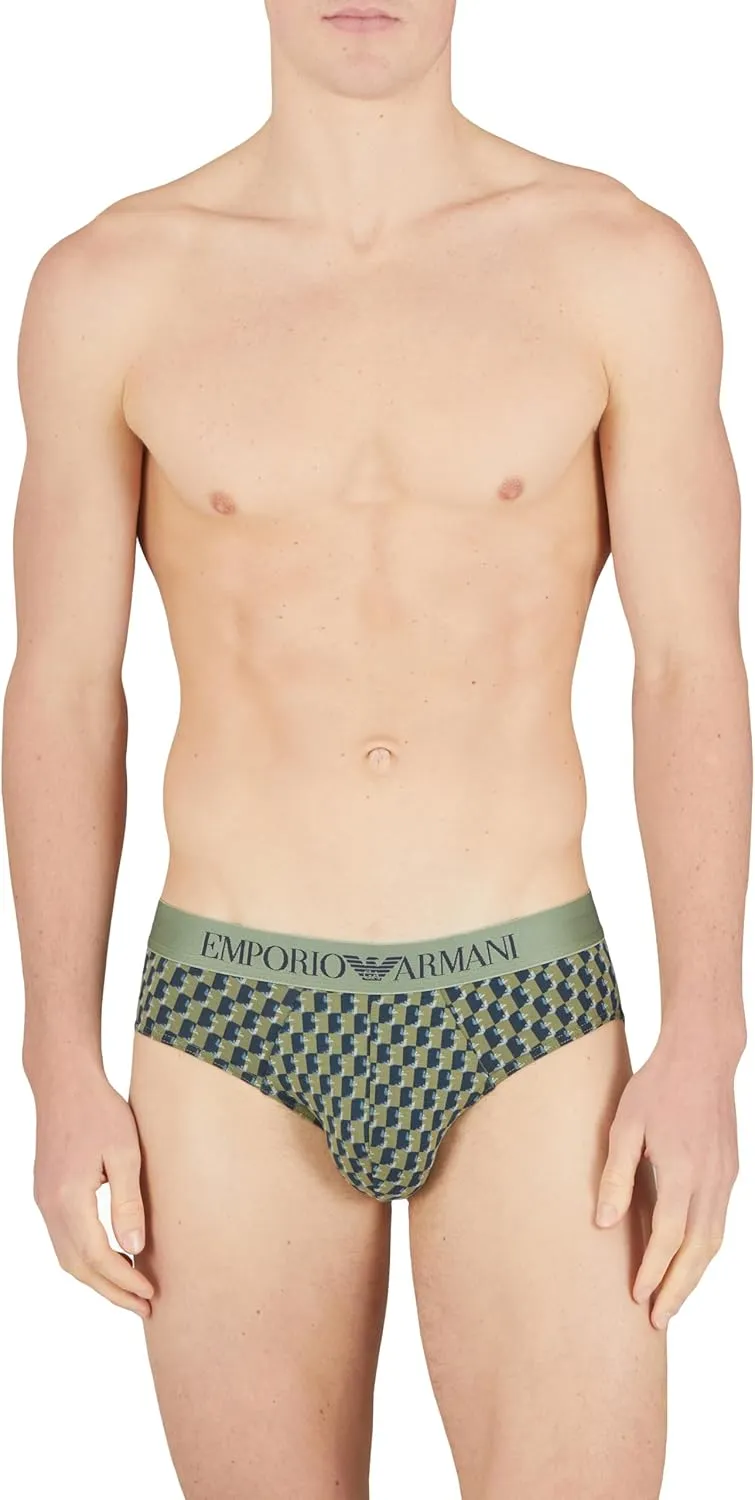 Emporio Armani Men's Classic Pattern Mix 2-pack Brief