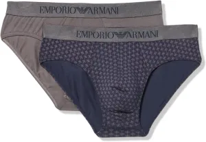 Emporio Armani Men's Classic Pattern Mix 2-pack Brief
