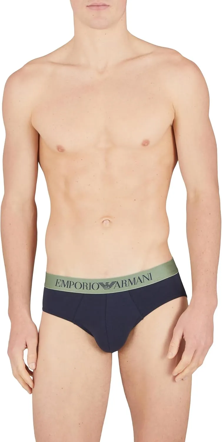 Emporio Armani Men's Classic Pattern Mix 2-pack Brief