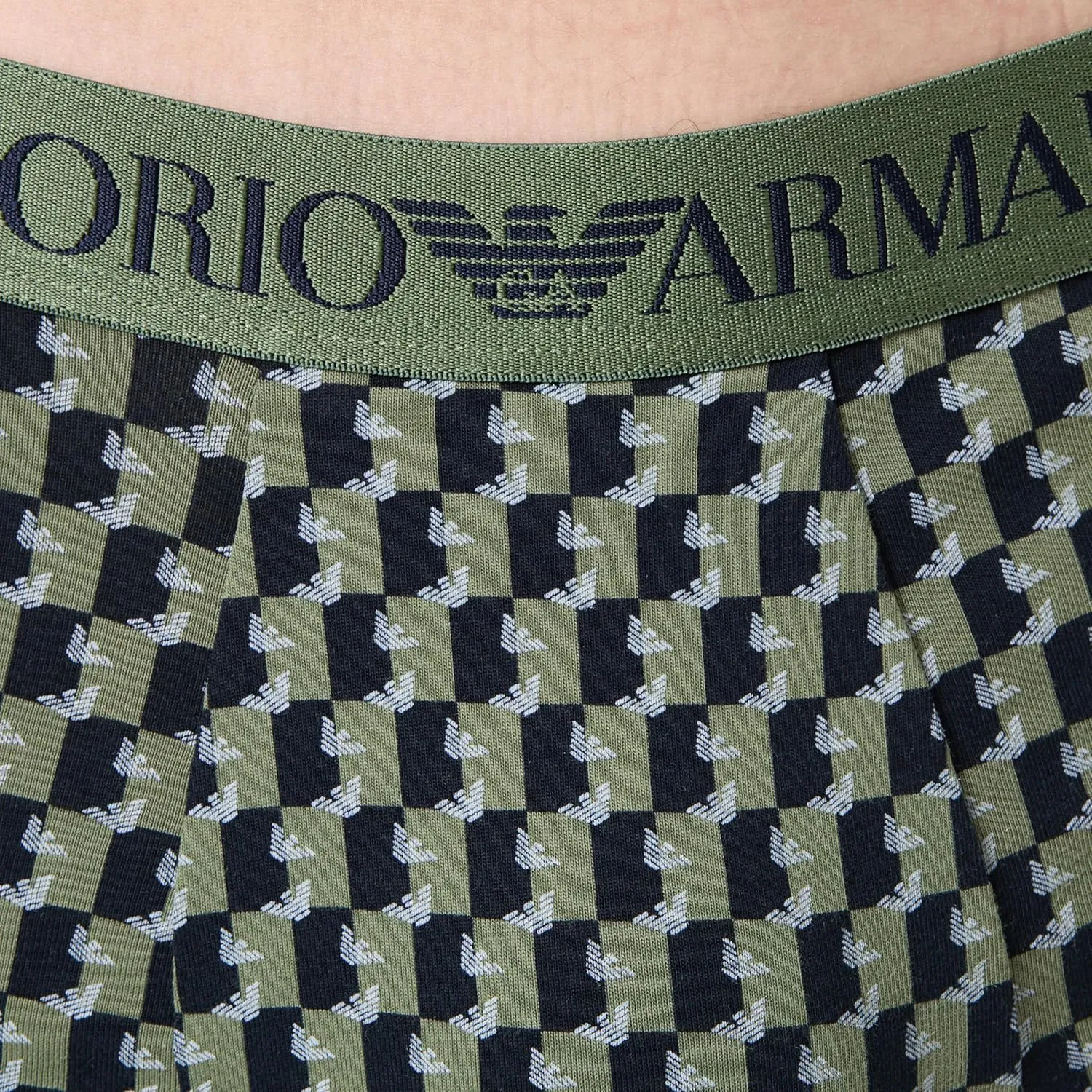 Emporio Armani Men's Classic Pattern Mix 2-Pack Trunk