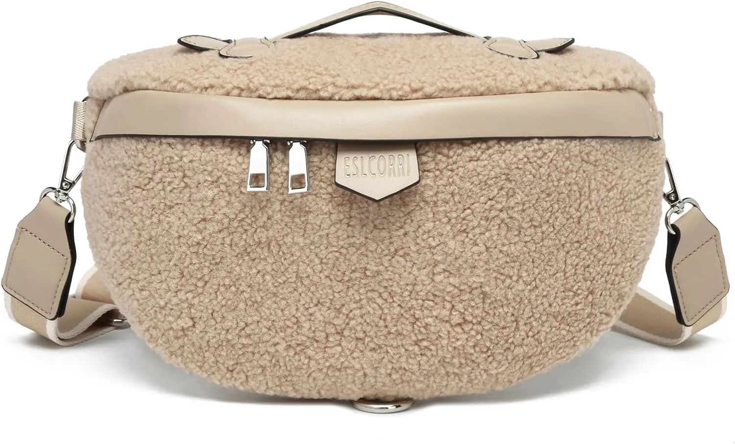 Eslcorri Crossbody Bags for Women - Fashion Sling Purse Shoulder Bag Fanny Pack Leather Causal Chest Bum Bag Cross Body Purse