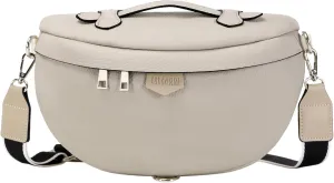 Eslcorri Crossbody Bags for Women - Fashion Sling Purse Shoulder Bag Fanny Pack Leather Causal Chest Bum Bag Cross Body Purse
