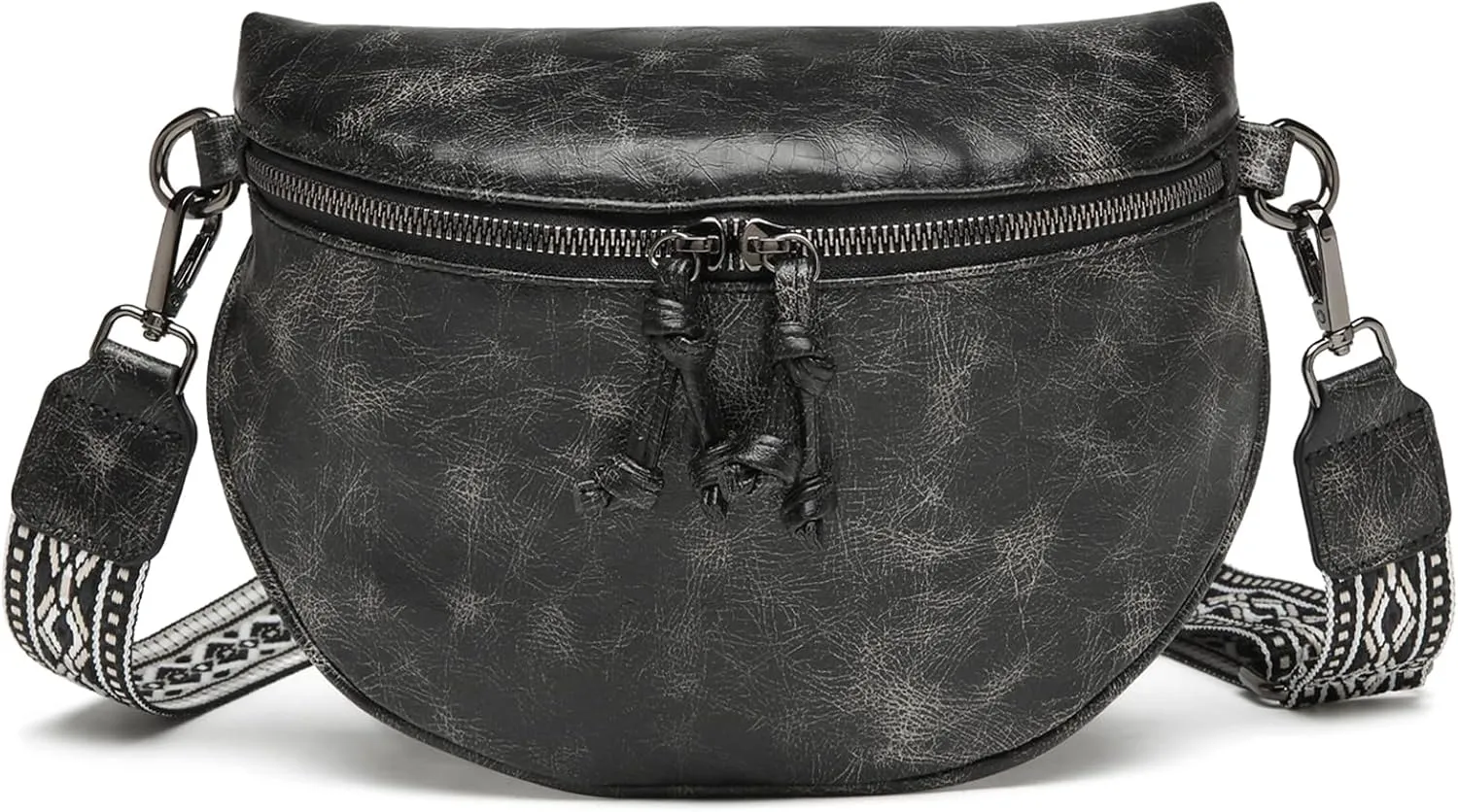 Eslcorri Small Crossbody Sling Bag for Women Trendy - Fanny Packs Leather Chest Belt Bum Bag Anti Theft Purse for Travel