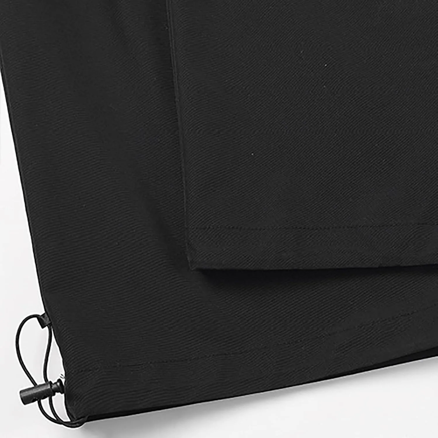European Solid Color Elastic Drawstring Waist with Adjustable Hemline Men Casual Loose and Comfortable Foreign