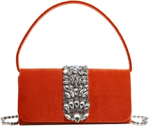 Evening Bag for Women Rhinestone Clutch Bag Sparkly Crystal Handbag Bridal Wedding Purse Glitter Shoulder Bag