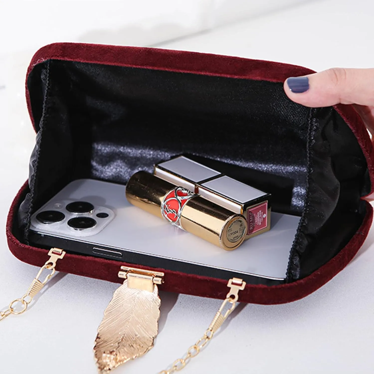 Evening Bag Small Clutch Purses Leopard Purse Formal Wedding Handbag for Women Fashion Crossbody Bags With Chain