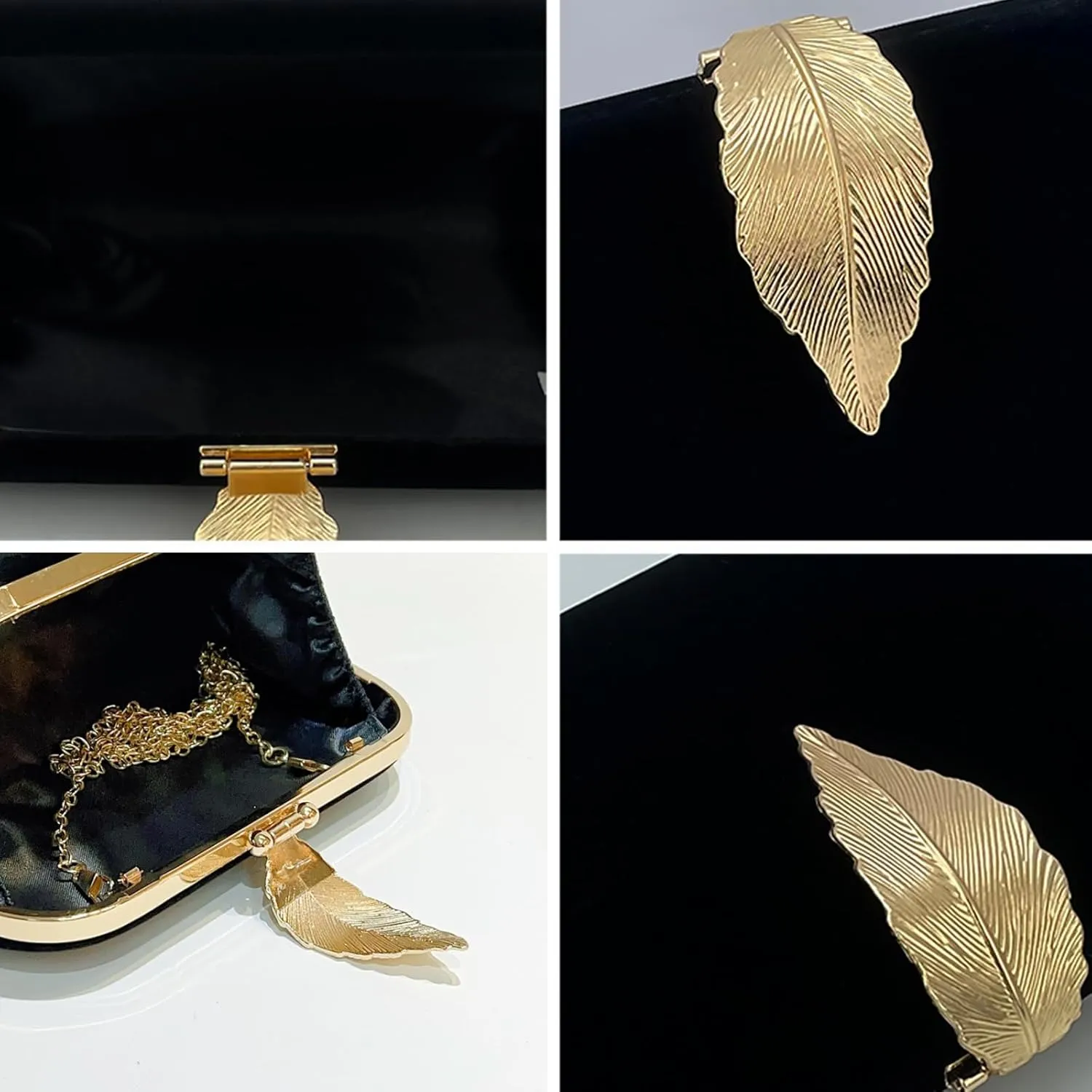 Evening Bag Small Clutch Purses Leopard Purse Formal Wedding Handbag for Women Fashion Crossbody Bags With Chain