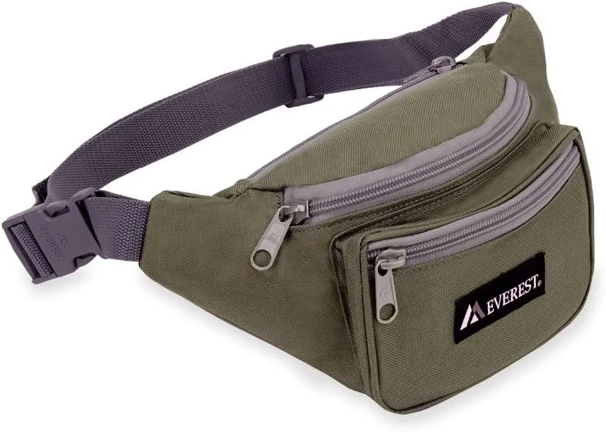 Everest Signature Waist Pack - Standard, Olive, One Size