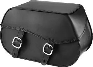 Extra-Large Leather Throw-over Motorcycle Saddlebags (Plain)