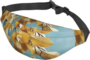 Fanny Pack Belt Bag for Women Men Adjustable Waist Pack Bag Birch leaves Crossbody Bags for Travel