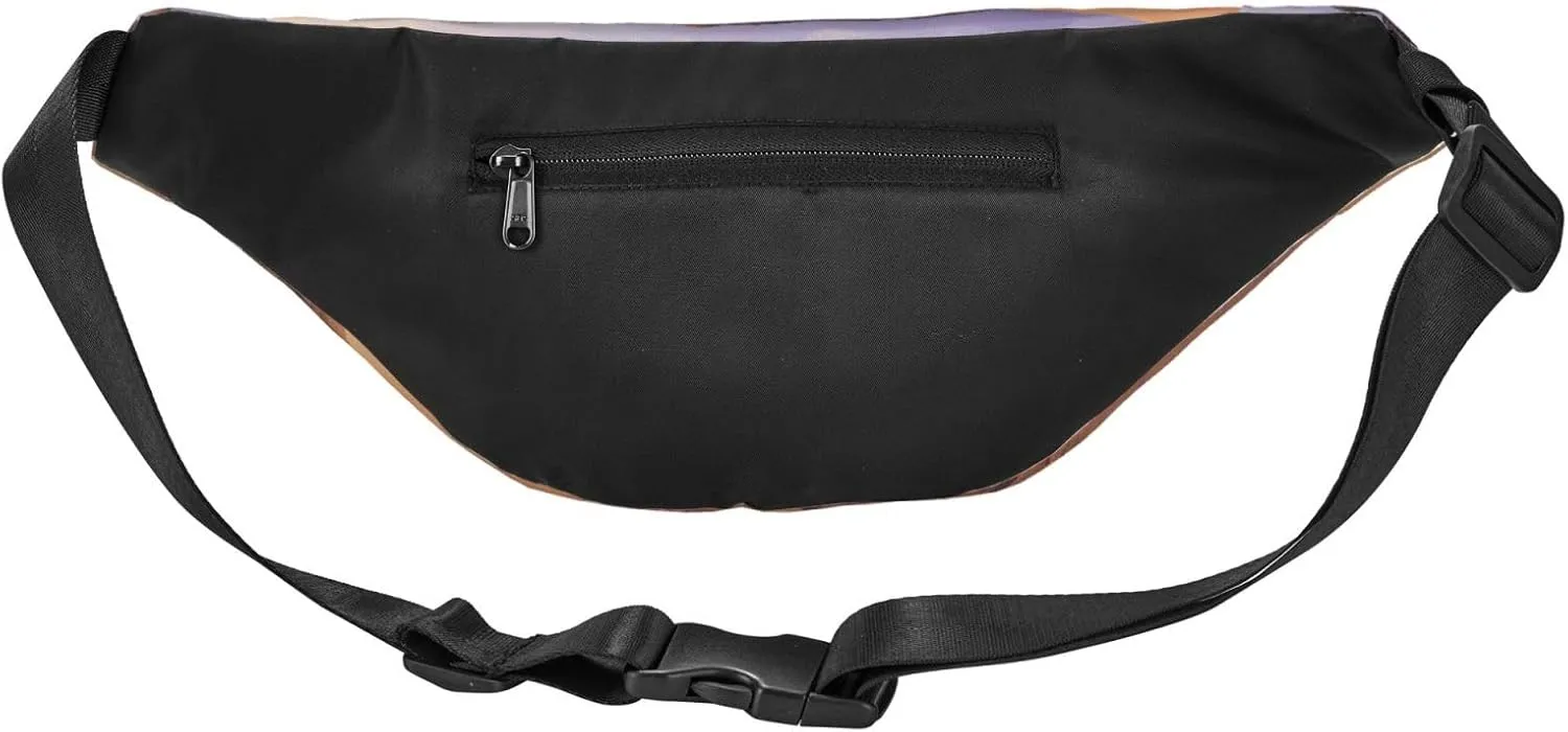 Fanny Pack Desert Waist Pack For Women Men Waterproof Belt Bag With Adjustable Belt Casual Crossbody Bag Travel Waist Bag For Sports Running Cycling