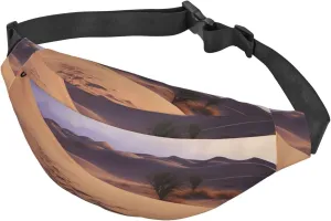 Fanny Pack Desert Waist Pack For Women Men Waterproof Belt Bag With Adjustable Belt Casual Crossbody Bag Travel Waist Bag For Sports Running Cycling
