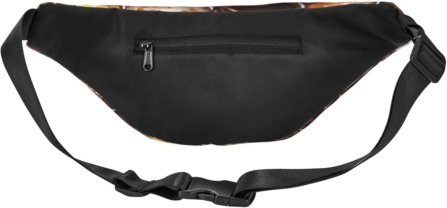 Fanny Pack Different Flavors Of Doughnuts Waist Pack For Women Men Waterproof Belt Bag With Adjustable Belt Casual Crossbody Bag Travel Waist Bag For Sports Running Cycling