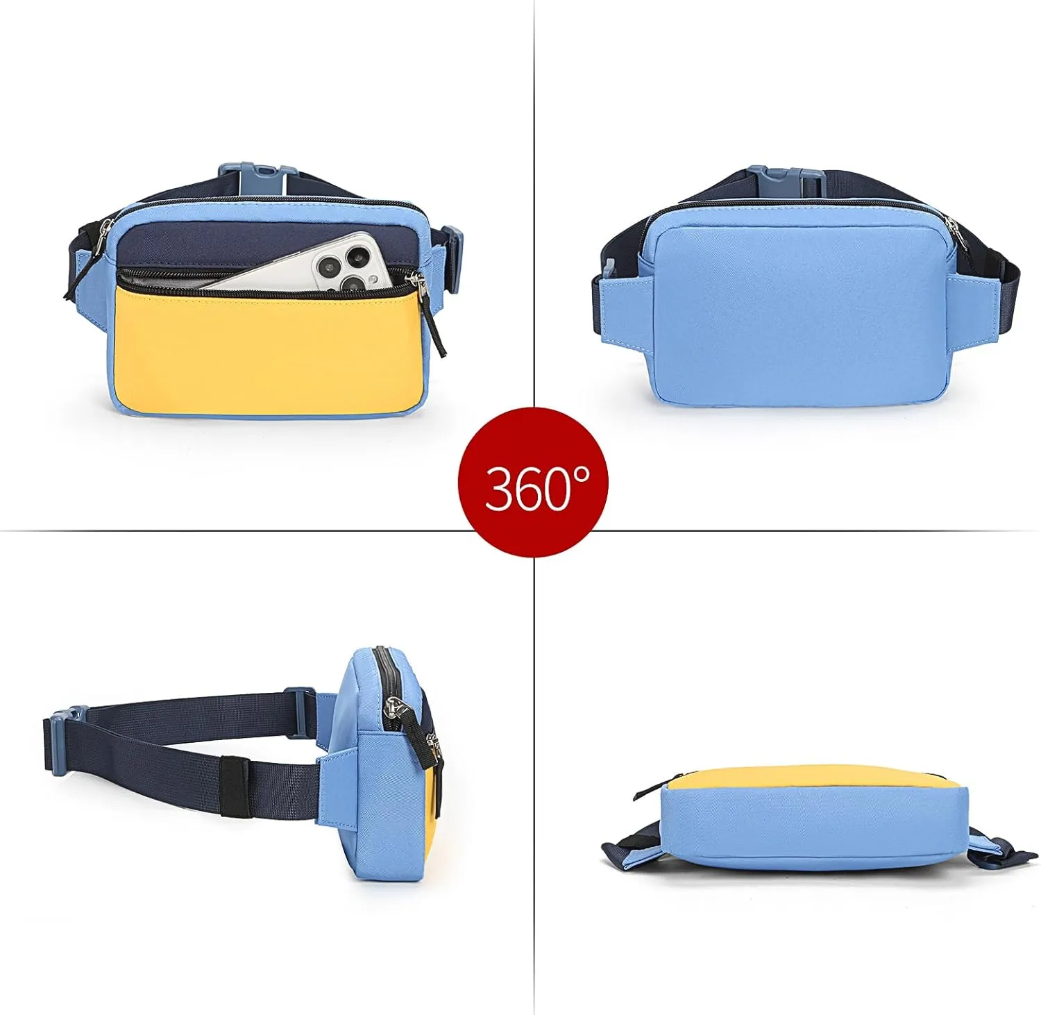 Fanny Pack for Teens, Belt Bag Cute Crossbody Waist Bag Gift