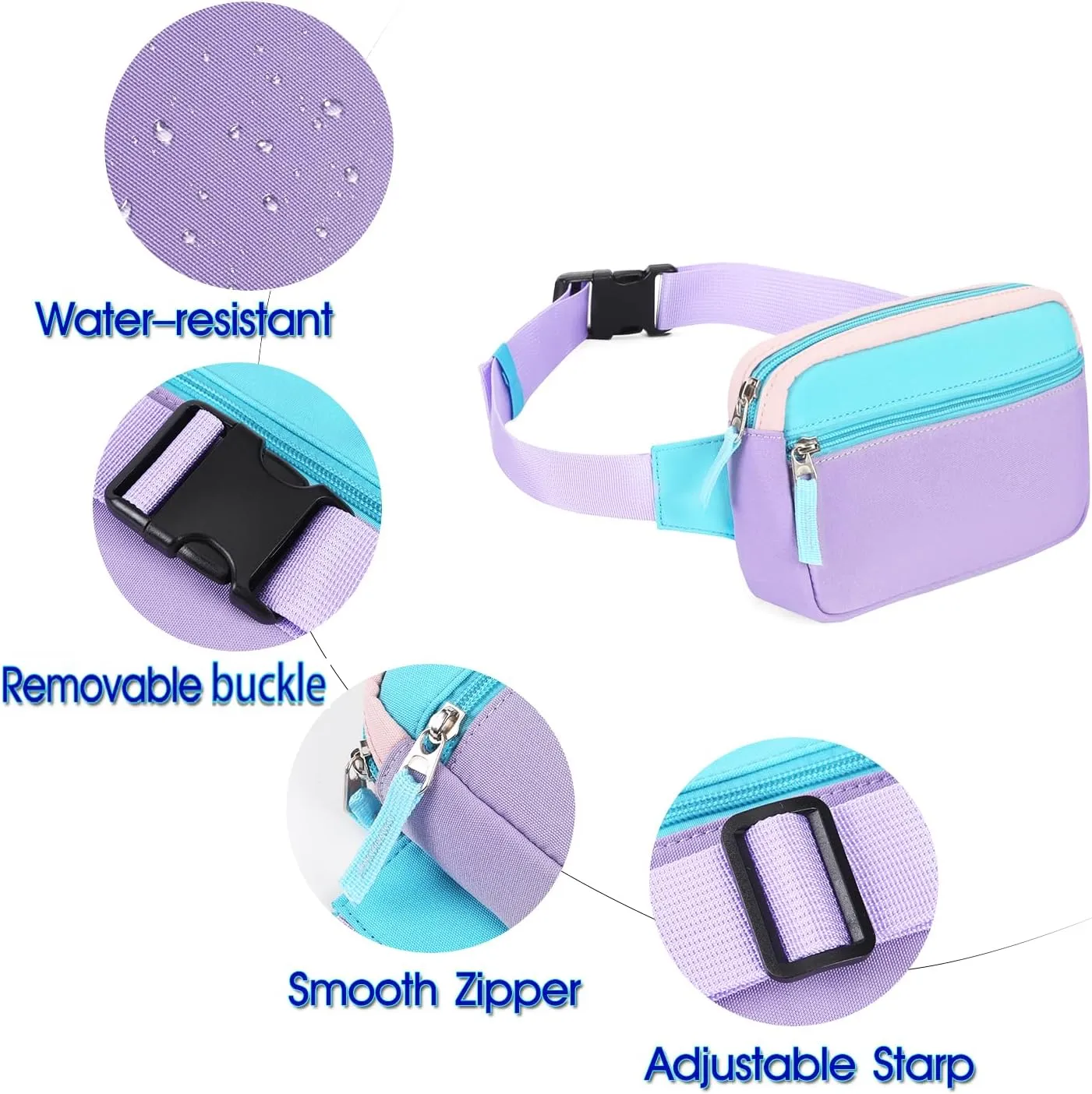 Fanny Pack for Teens, Belt Bag Cute Crossbody Waist Bag Gift