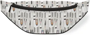 Fanny Pack for Women Men Sheep Cactus Waist Pack Crossbody Bag with Adjustable Straps for Hiking Running Walking Travel Cycling