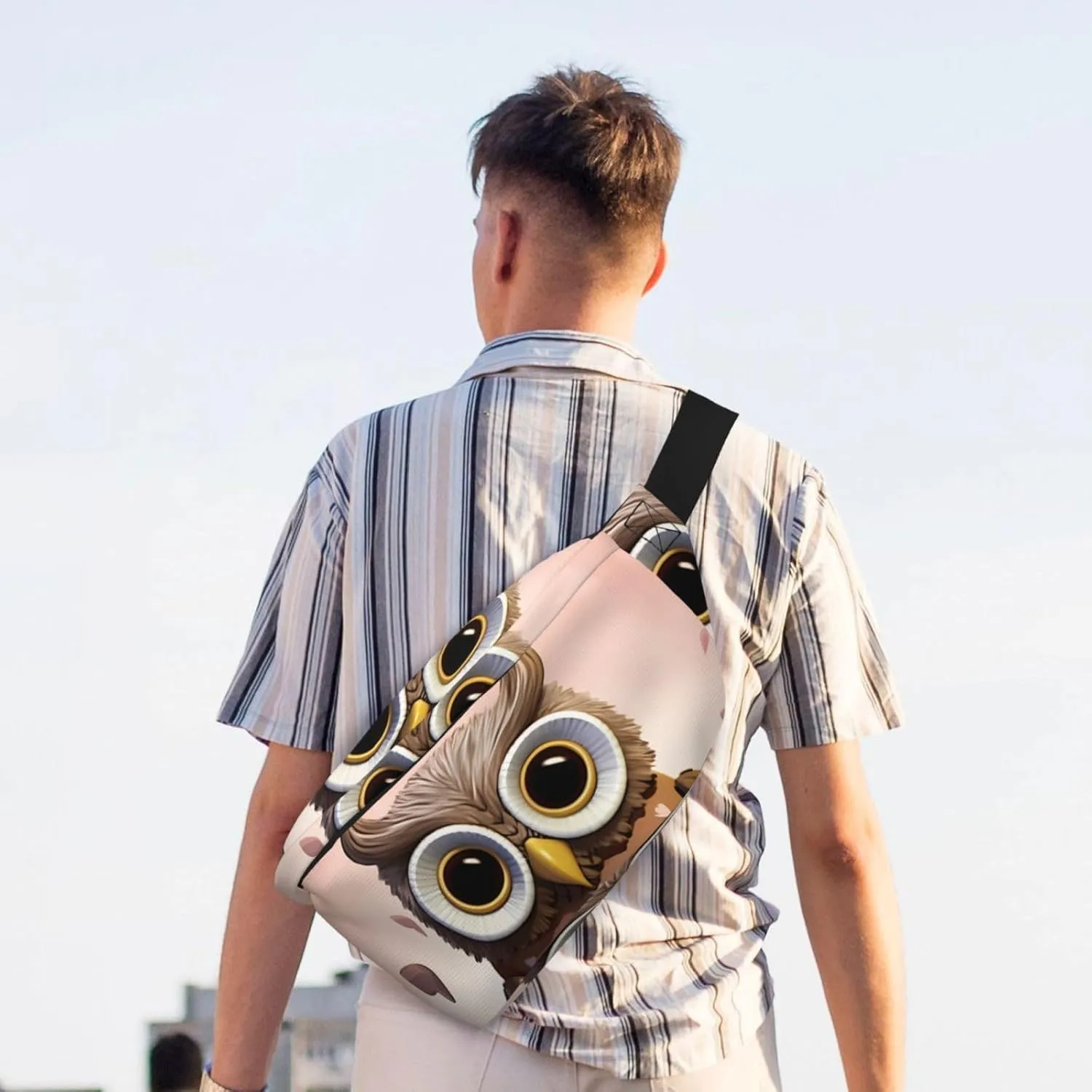 Fanny Pack for Women Men Waist Bag Waterproof Owl Lover Belt Bag with Adjustable Strap