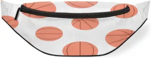 Fanny Pack for Women Men Waist Pack Cartoon Basketball Crossbody Bag with Adjustable Straps for Hiking Running Walking Travel Cycling
