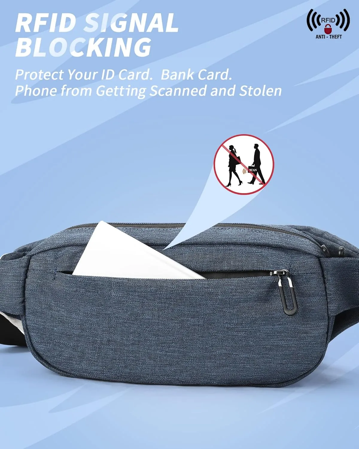 Fanny Pack For Women,Crossbody Sling Bags For Women,Waist Packs For Men,Belt Bags Travel Fanny Pack,Casual Daypack Shoulder Bag Running Tactical Man Purse