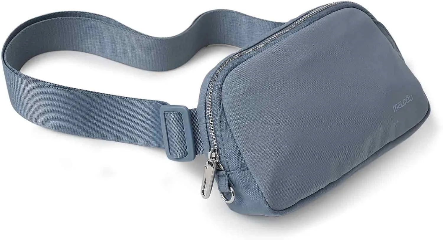 Fanny Pack with Anti Theft for Women Men, Unisex Small Crossbody Belt Bag for Traveling Hiking Running Workout, Everywhere Waist Bag Pack with Adjustable Strap-Haze Blue