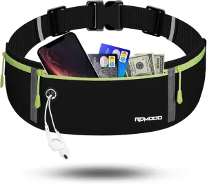 Fanny Packs for Women Men, Running Belt Waist Bag, Waterproof Running Phone Holder Slim Plus Size Adjustable Money Belt Running Pouch for iPhone 16 15 14 13 12 Pro Max Xr SE Samsung Galaxy Note