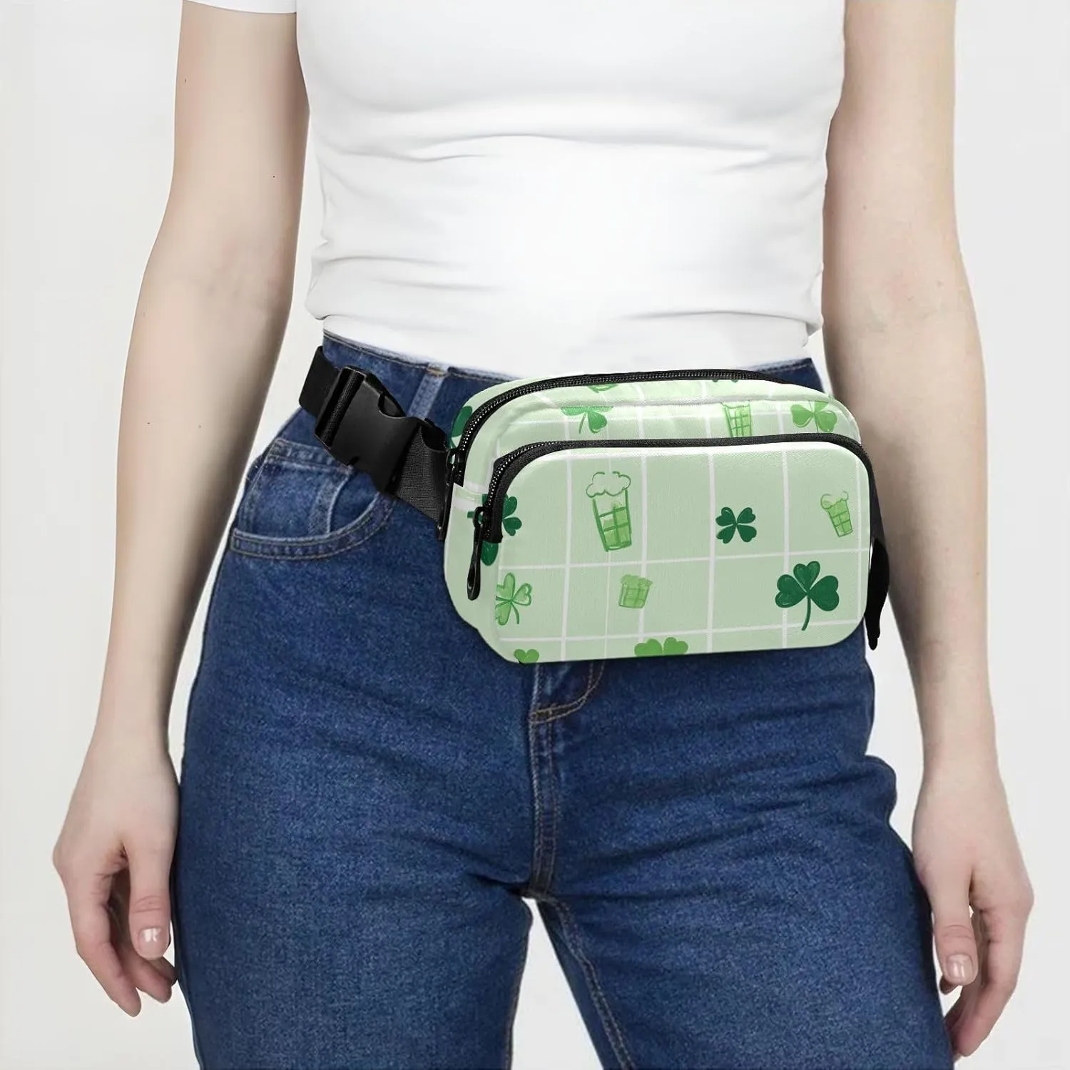 Fashion Fanny Waist Pack St Men Women Mini Sling Chest Bag with Adjustable Strap Crossbody Sport Bags for Travel Shopping Running