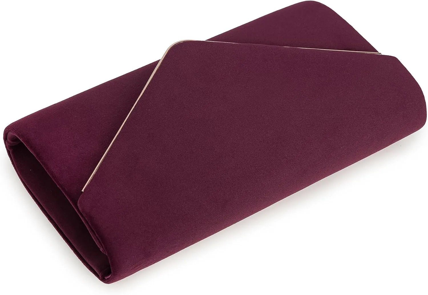 Faux Suede Evening Bag for Women New Classic Velvet Formal Clutch Purse for Prom/Wedding/Black-Tie Events
