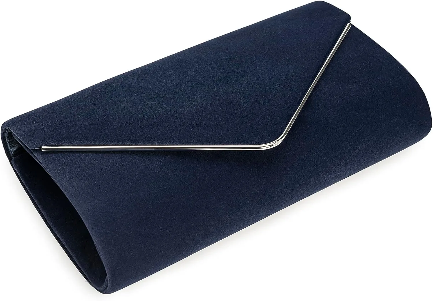 Faux Suede Evening Bag for Women New Classic Velvet Formal Clutch Purse for Prom/Wedding/Black-Tie Events