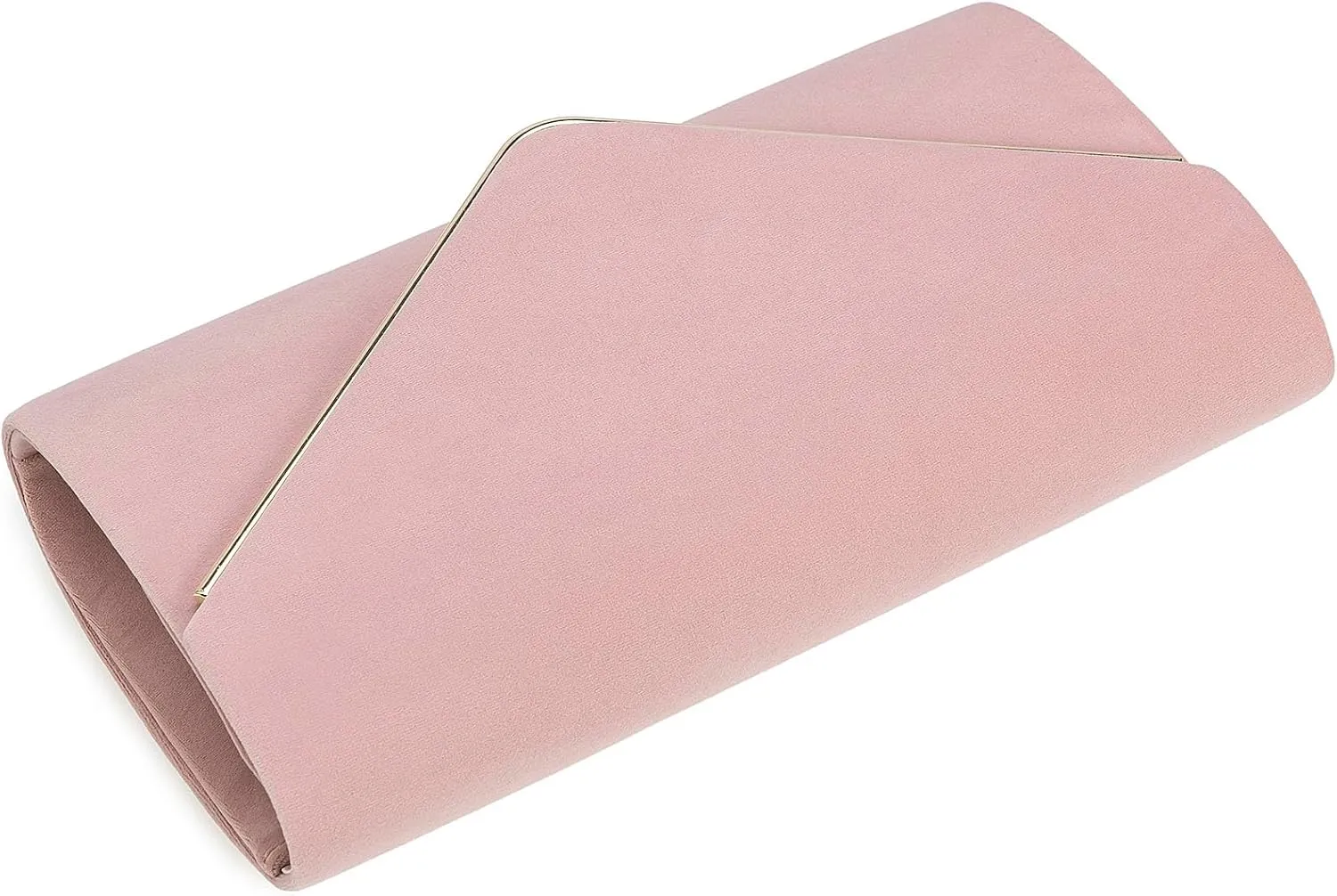 Faux Suede Evening Bag for Women New Classic Velvet Formal Clutch Purse for Prom/Wedding/Black-Tie Events