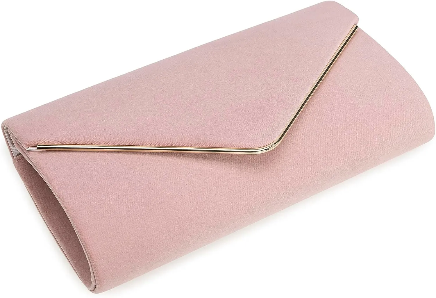 Faux Suede Evening Bag for Women New Classic Velvet Formal Clutch Purse for Prom/Wedding/Black-Tie Events