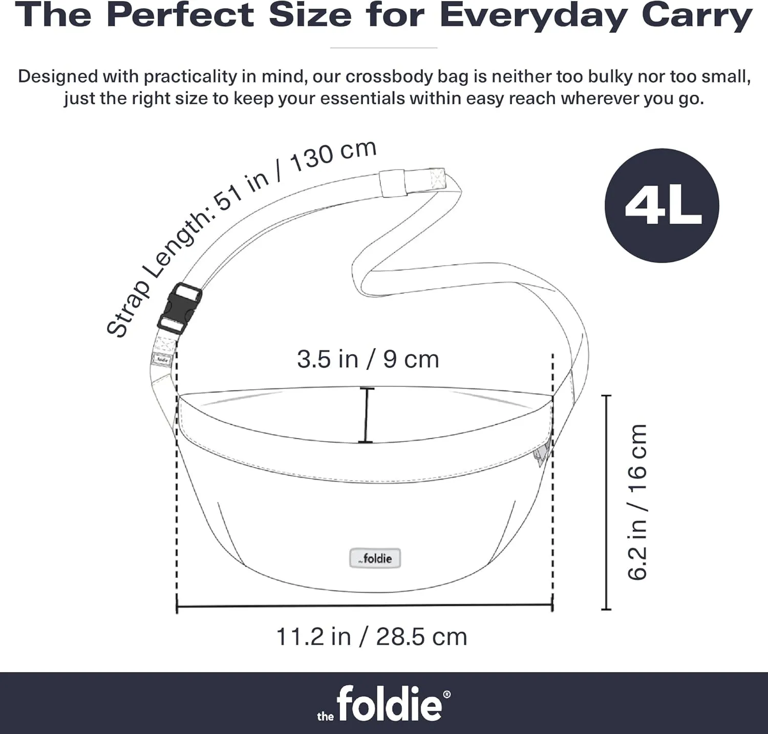 Foldable Crossbody Bags for Women & Men - Anti-Theft RFID-Safe Fanny Pack with Smart Lockable Zippers and Cut-Resistant Strap - Lightweight Waist Pack for Travel & Everyday Use - Grey