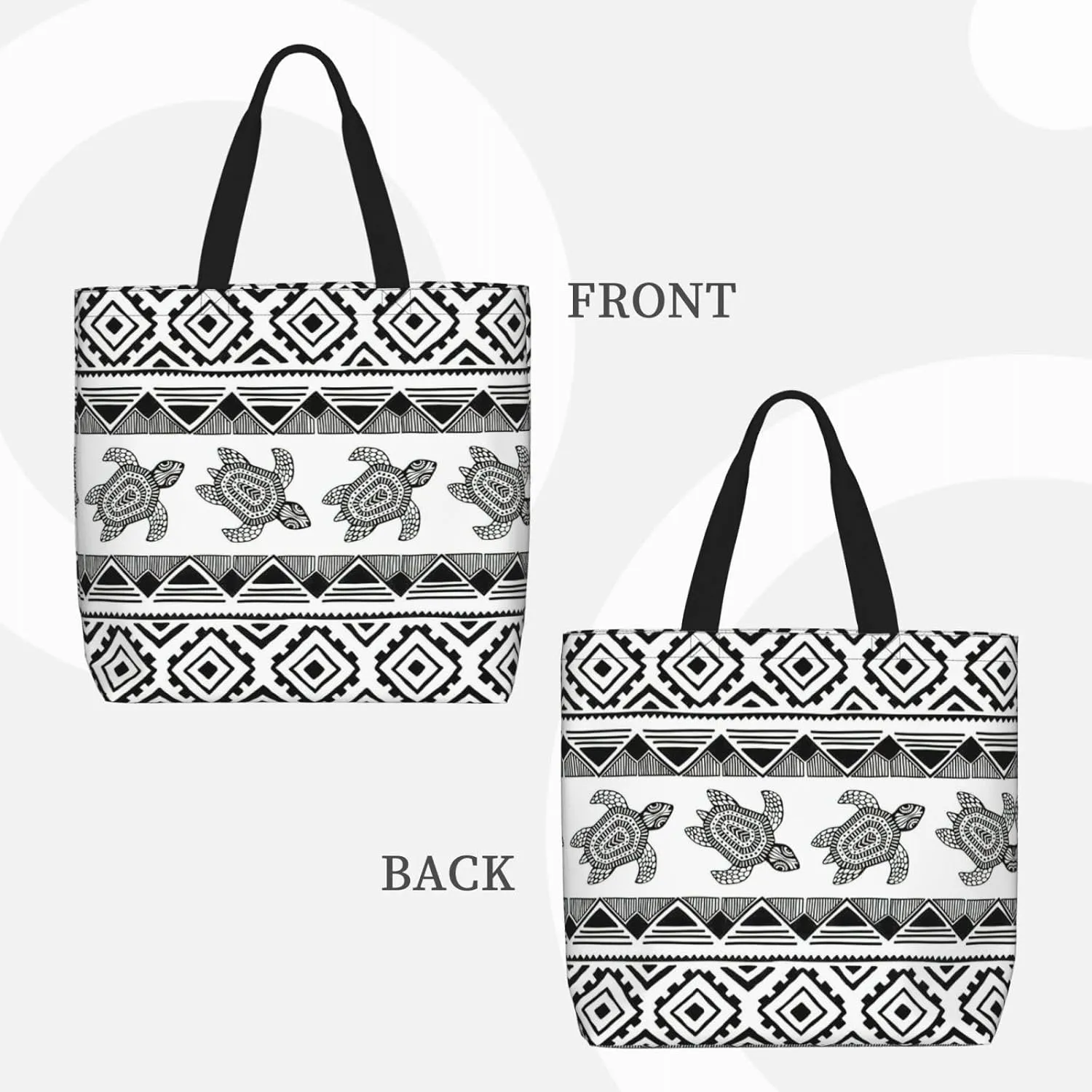 Formulas Shapes Theory Math Lesson Word Print Tote Bag Shoulde Bag Handbag Grocery Bags Reusable For Office Shopping Travel