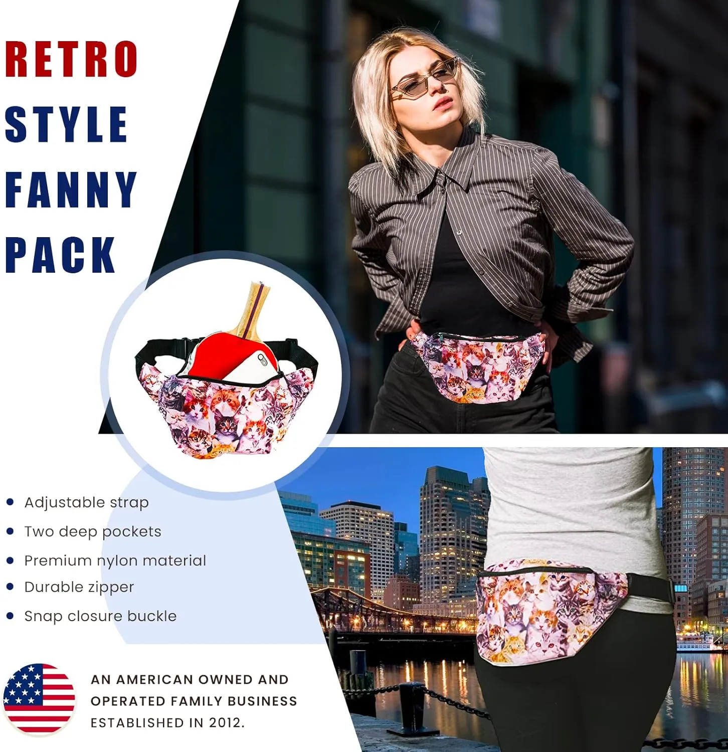 Funny Guy Mugs Kittens Fanny Pack