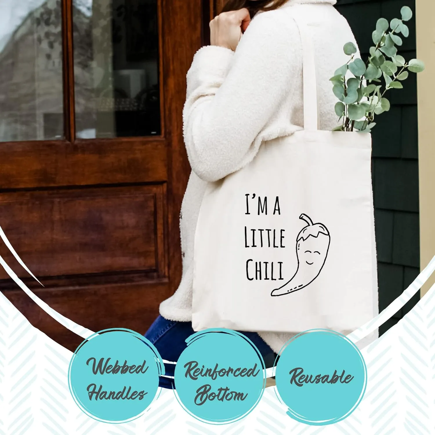 Funny Tote Bag Charlotte, NC Screen Printed Canvas Tote Bag