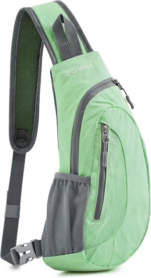 G4Free Sling Bags Men and Women Shoulder Backpack Small Crossbody Chest Sling Backpack (Light Green)