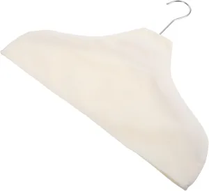 Garneck Garment Bags Hanger Pads Non-slip Hanger Covers for Clothing Stores Cotton Linen Fabric