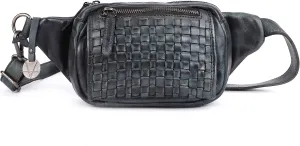 Genuine Leather Waist Bag Unisex, Waist Bag for Travel Trendy Casual Travelling Essentials Kept Bag Stylish, Durable, and Secure Travel Companion(VL-094-GREY)