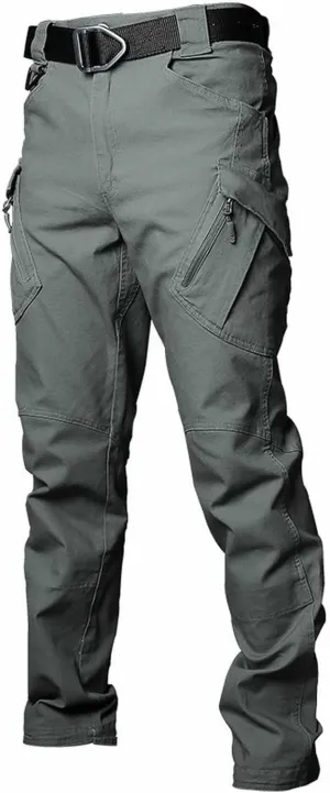 GIERIDUC Cargo Pants for Men Casual Pants Athletic Hiking Jogger Sweatpants Lightweight Drawstring Work Trousers with Pockets