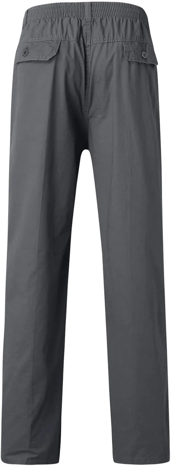GIERIDUC Plaid Dress Pants for Men's Mens Work Trousers with Knee Pads Best Workout Pants for Men Corduroy Men's Pants Slim
