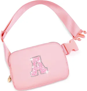 Gifts for Girls 3 4 5 6 7 8 9 10 11 12 Year Old Teens Kids Daughter Sister Gifts for Women Her - Fanny Pack Crossbody Bag Purse Cute Stuff for Girls Women Teen Trendy Belt Bags | A,Peach Bag