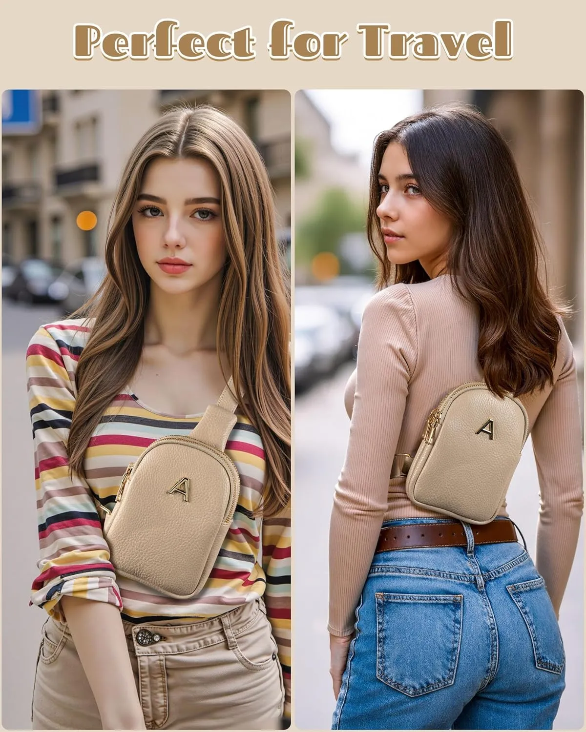 Gifts for Women Teen Girls, Monogram Mini Crossbody Bags for Women Girls, Personalized Graduation Teacher Gifts, Over The Shoulder Bags, Phone Purse for Daily Essentials, Sister Gifts