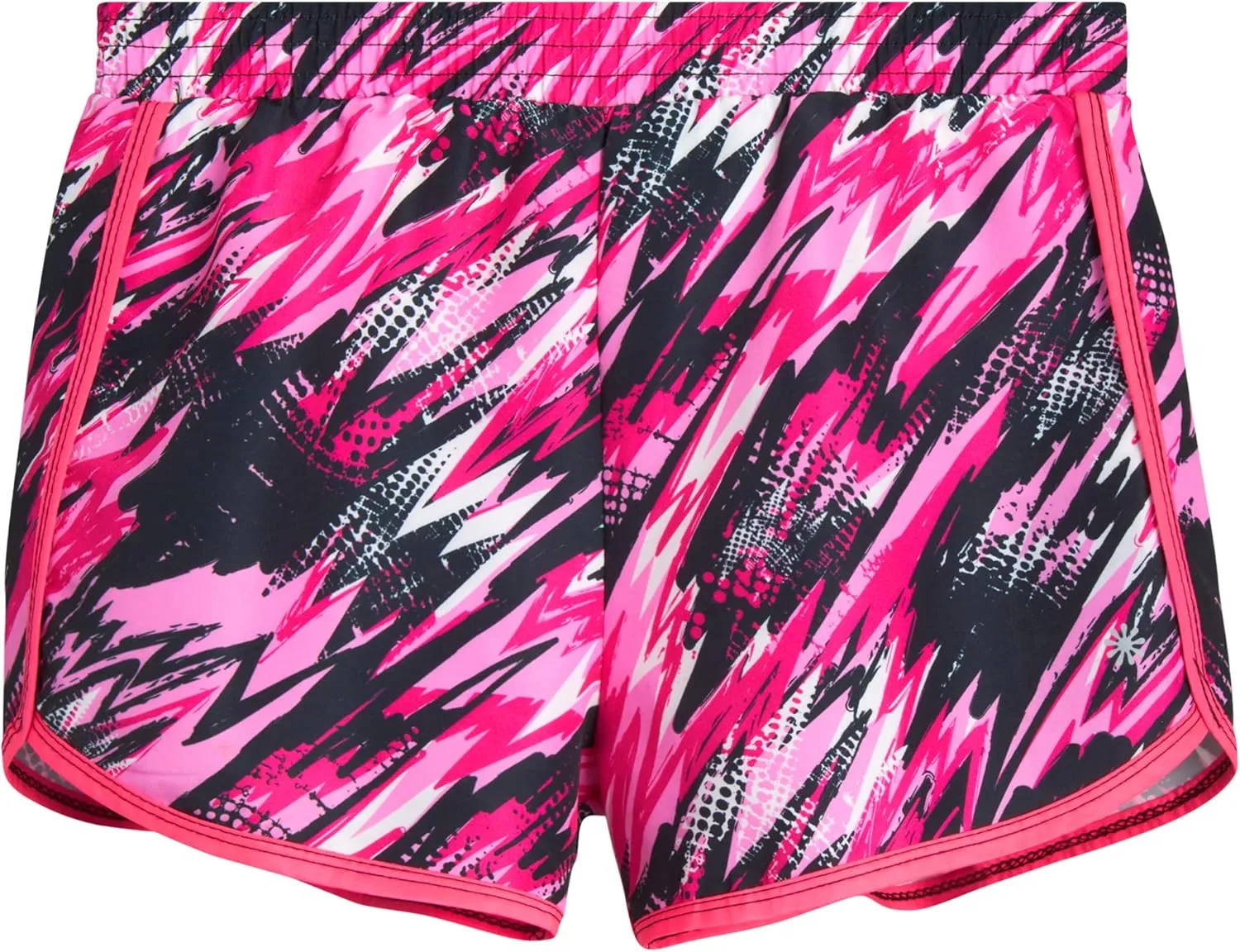 Girls Athletic Shorts - 4 Pack Woven Activewear Dolphin Shorts for Girls with Fanny Pack (Sizes: 4-16)