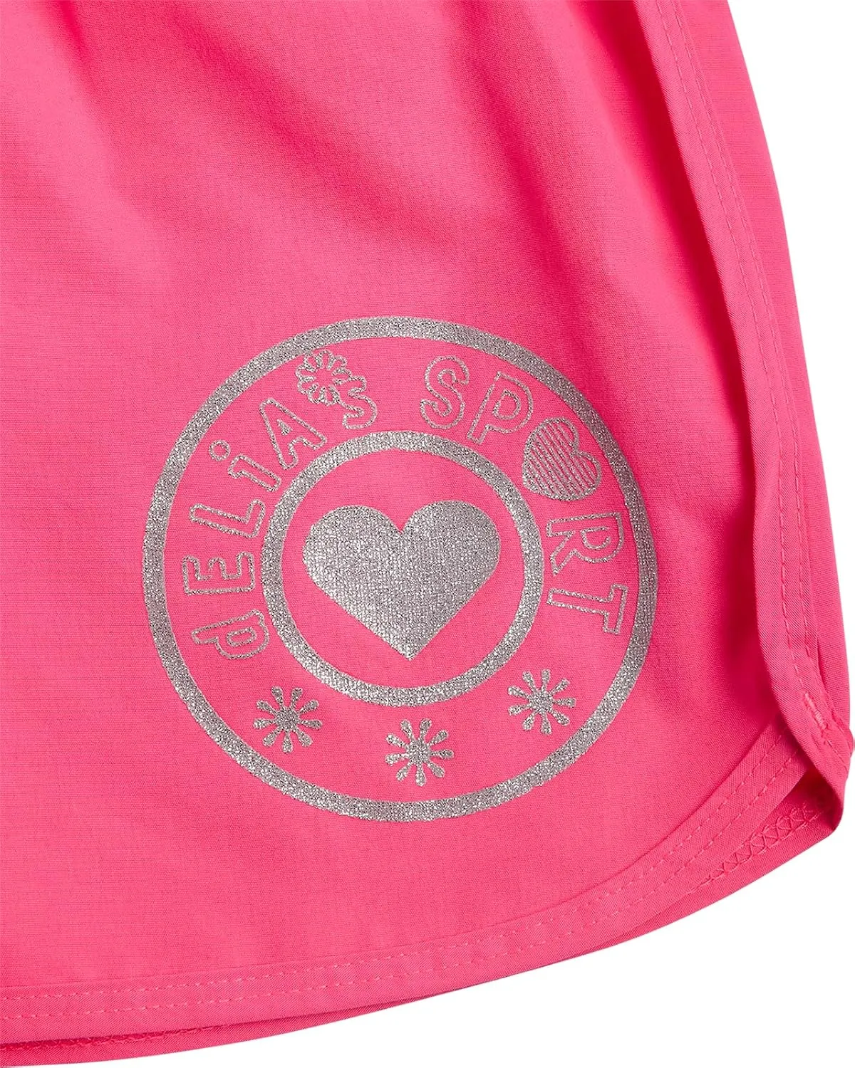 Girls Athletic Shorts - 4 Pack Woven Activewear Dolphin Shorts for Girls with Fanny Pack (Sizes: 4-16)