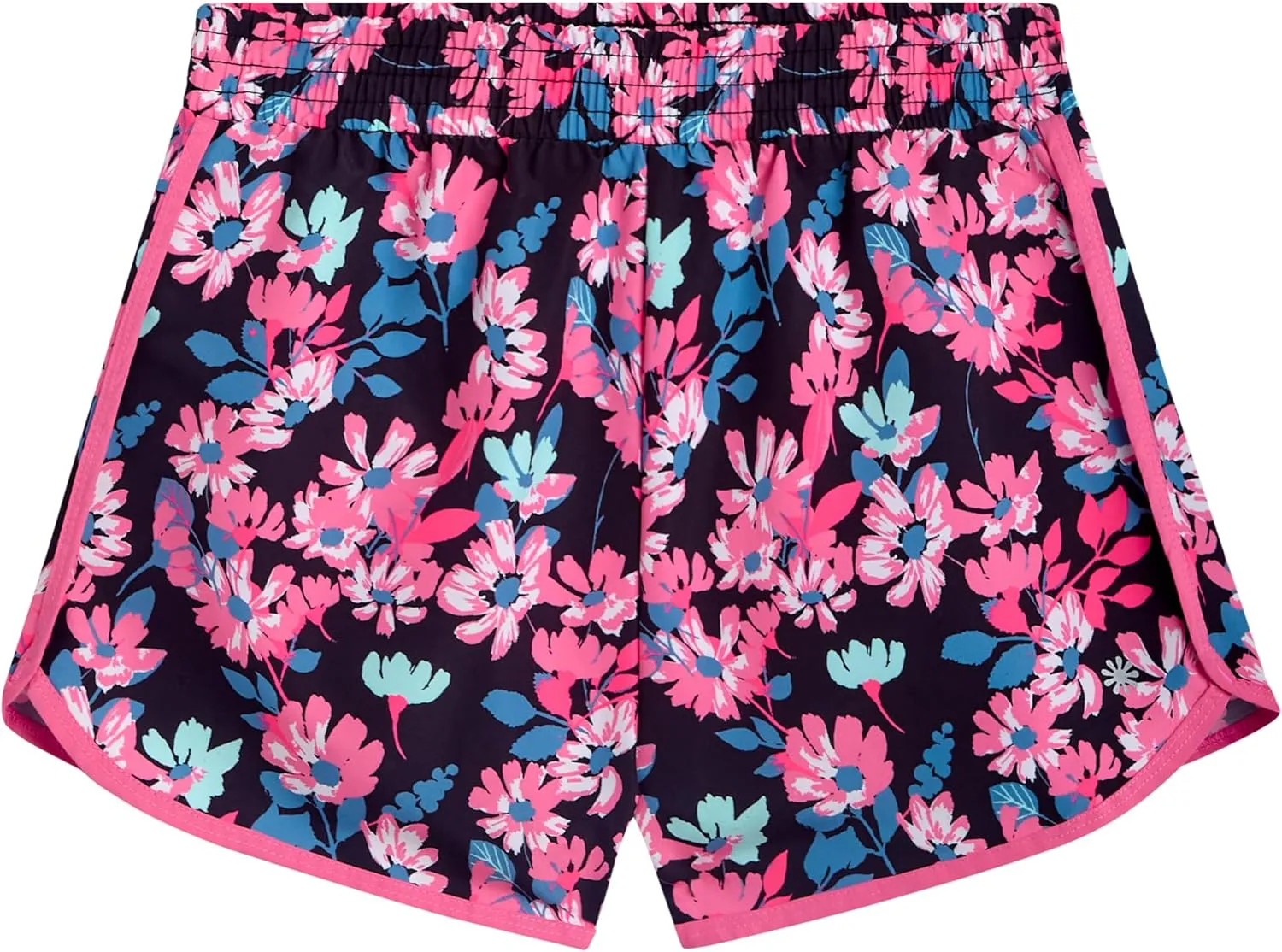 Girls Athletic Shorts - 4 Pack Woven Activewear Dolphin Shorts for Girls with Fanny Pack (Sizes: 4-16)