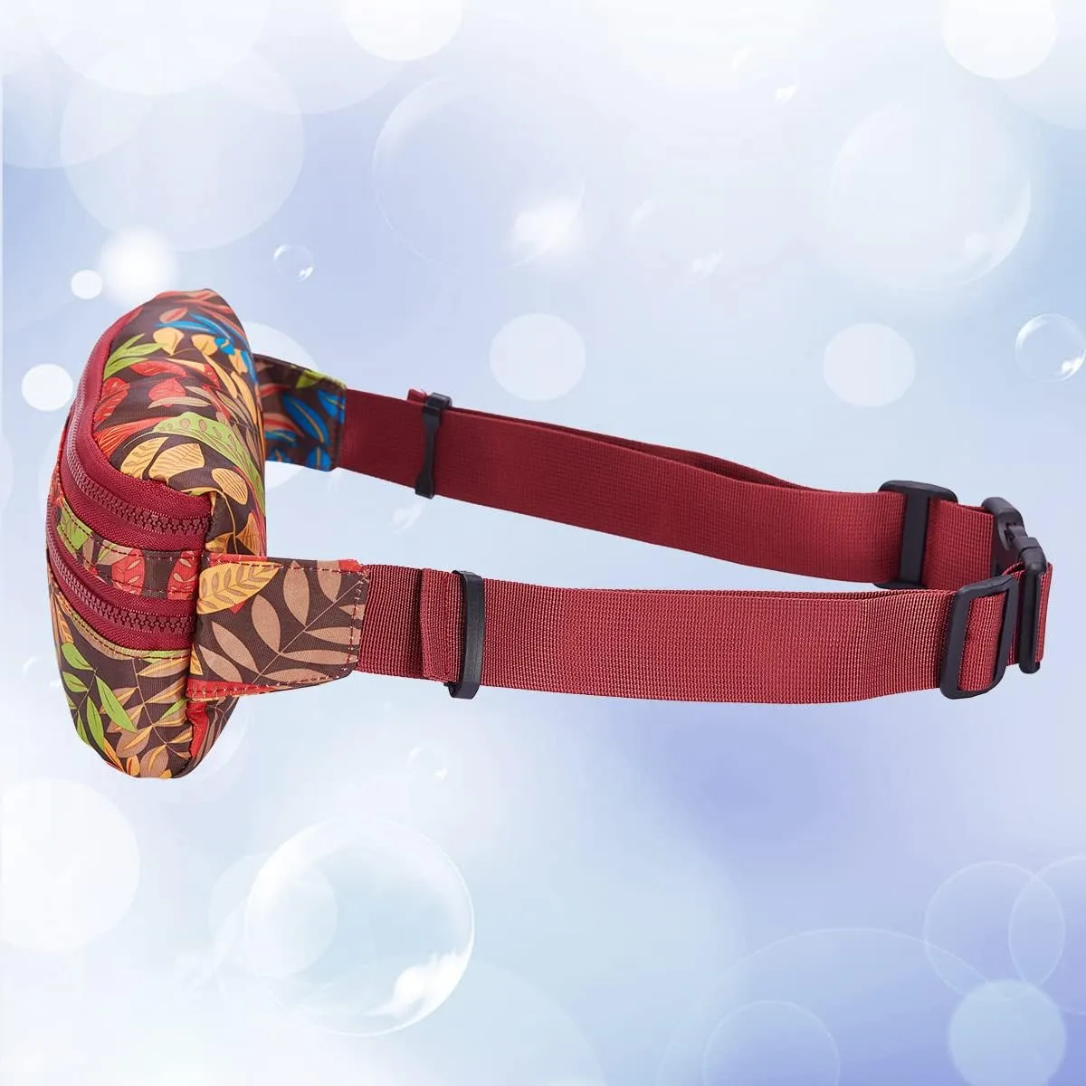 Goothdurs Fanny Pack for Women Men Fashion Waist Bag Waterproof Hip Bum Bag with Adjustable Belt for Running Travel Hiking Cycling Money